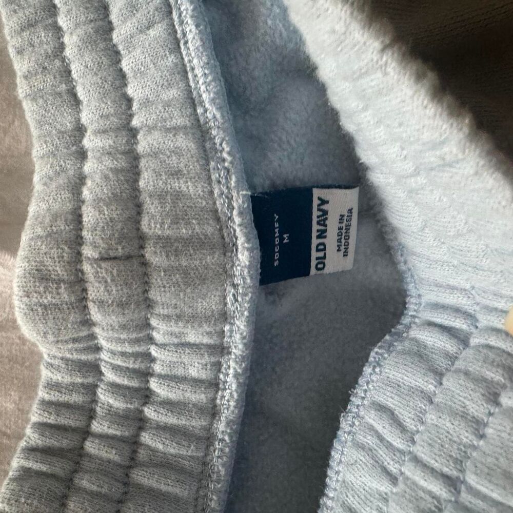Old Navy Women's Blue Sweat Set Top/Bottoms - Size Medium - Picture 3 of 5